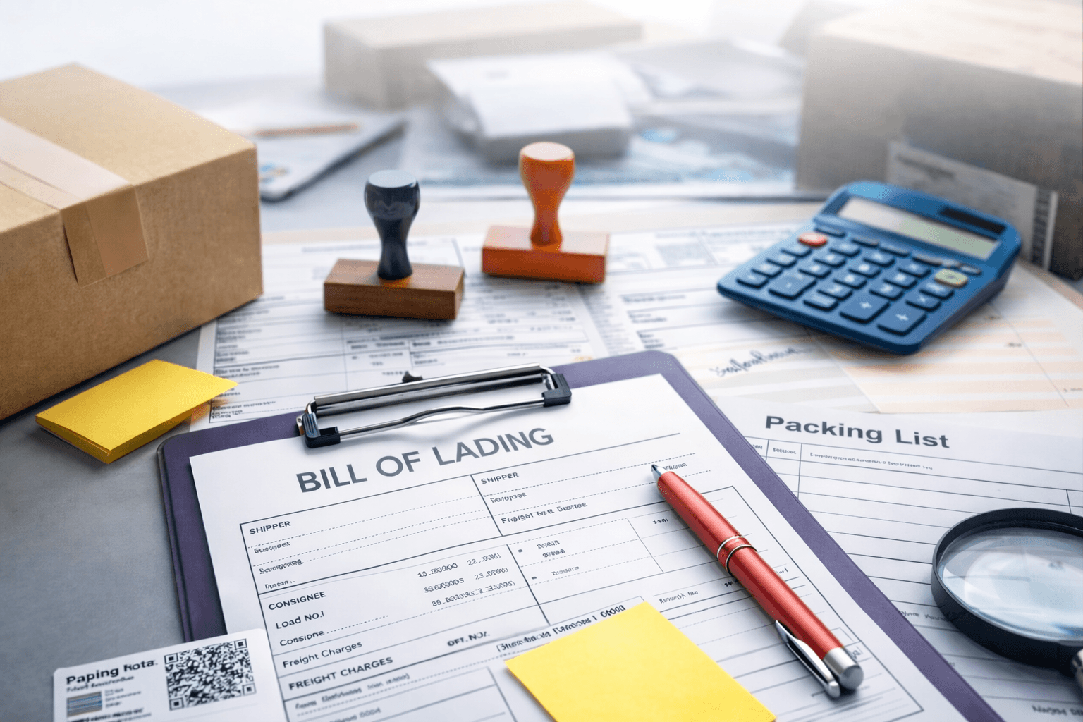 Shipping document handling